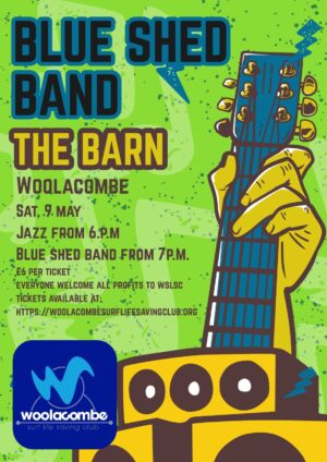 Club Fundraiser - Saturday 9 May - Blue Shed Band